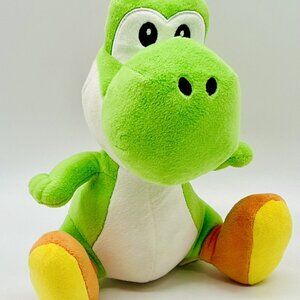 Super Mario Brothers Green Yoshi Plush Stuffed Animal 7" Toy Nintendo World 2017